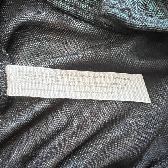 Intimately Free People Bodysuit Size S One Shoulder Snakeskin Dark Green/Black - Picture 6 of 8